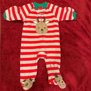 Baby boys carters Christmas sleeper